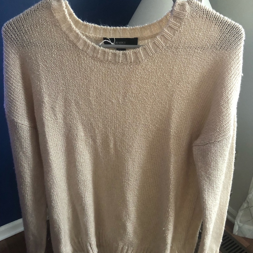 Forever 21 Cream Sweater